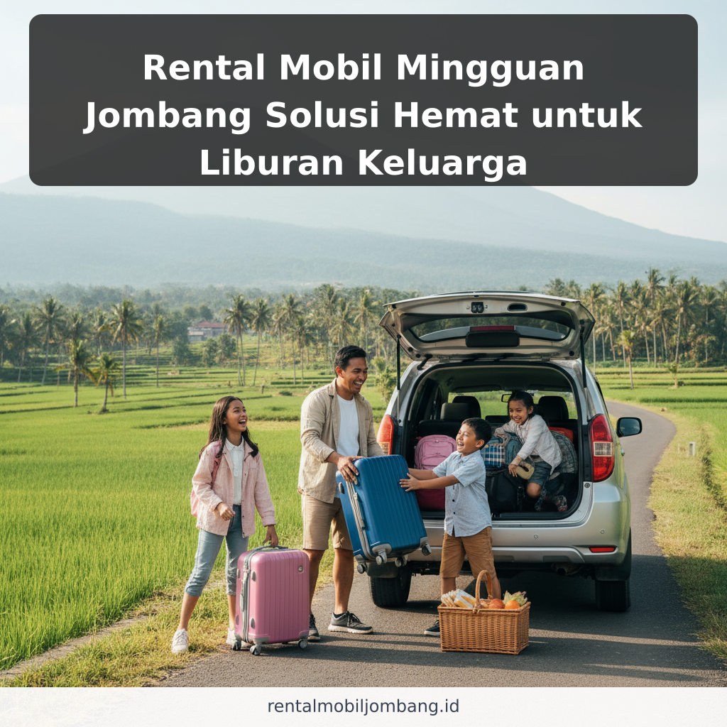 Rental Mobil Mingguan Jombang Solusi Hemat untuk Liburan Keluarga