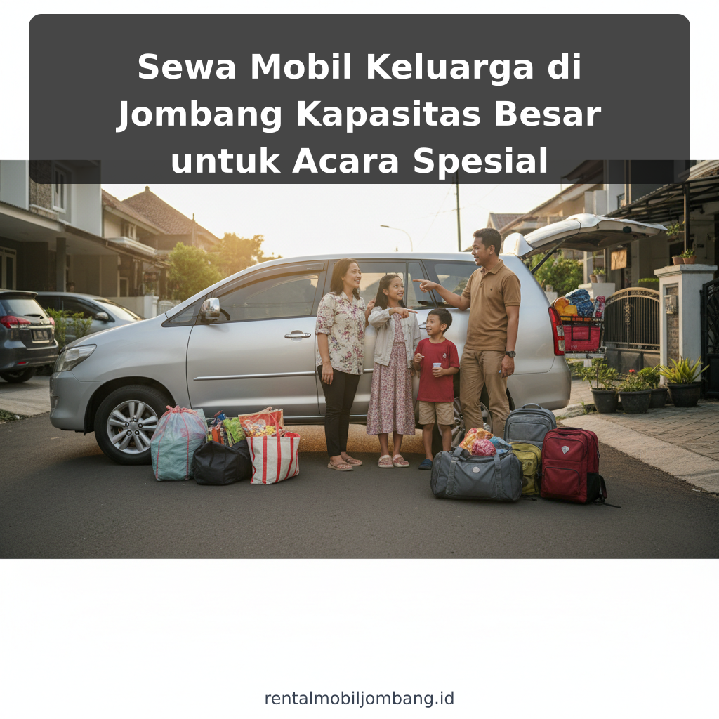 Sewa Mobil Keluarga di Jombang Kapasitas Besar untuk Acara Spesial