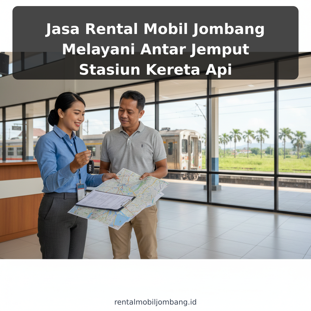 Jasa Rental Mobil Jombang Melayani Antar Jemput Stasiun Kereta Api