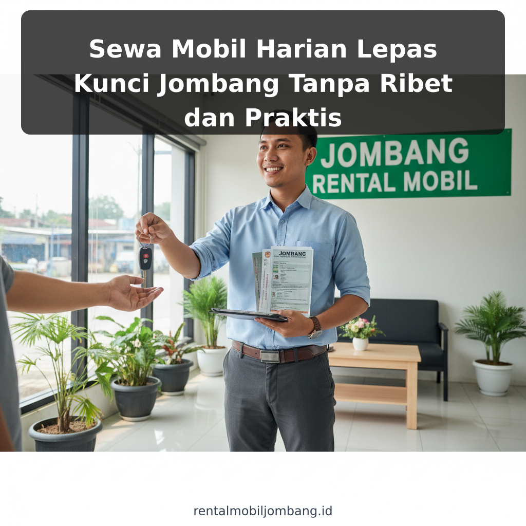 Sewa Mobil Harian Lepas Kunci Jombang Tanpa Ribet dan Praktis
